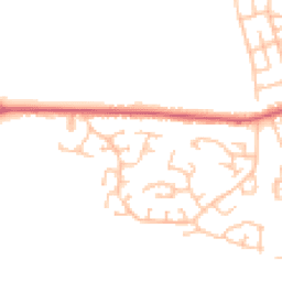 Daytime road noise heatmap for DL15 9UT
