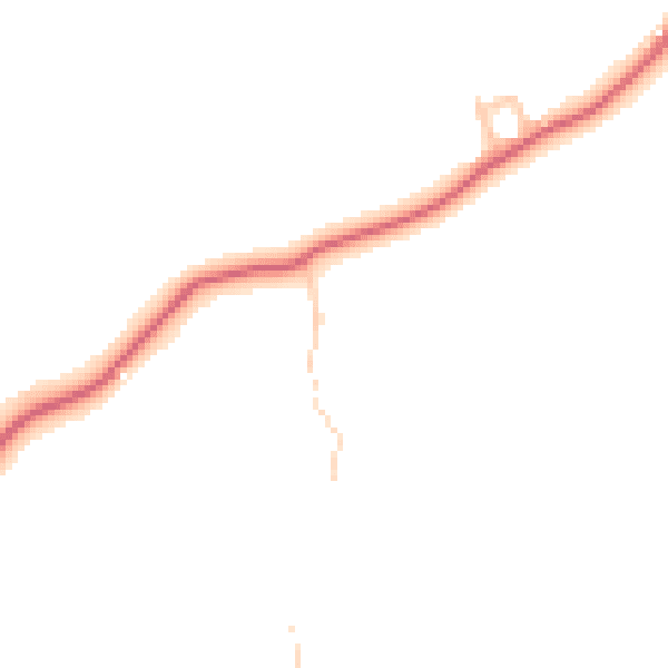 Daytime road noise heatmap for DL17 0JY
