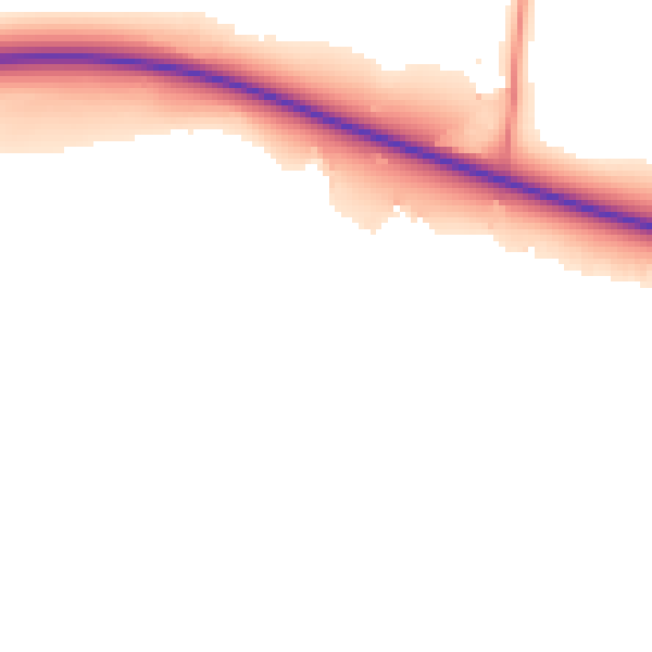 Daytime road noise heatmap for DL17 0LZ