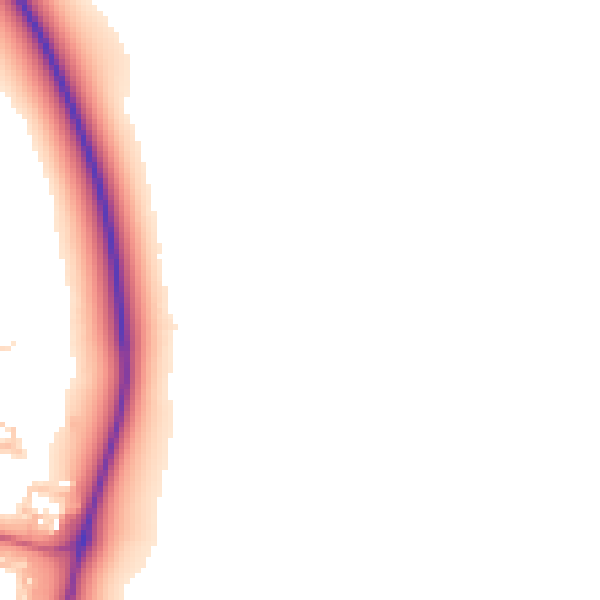 Daytime road noise heatmap for DL17 0NP