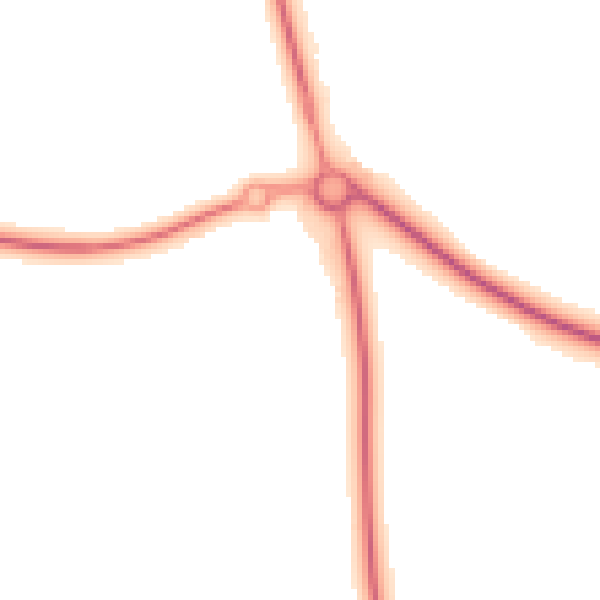 Night-time road noise heatmap for DL17 0SL
