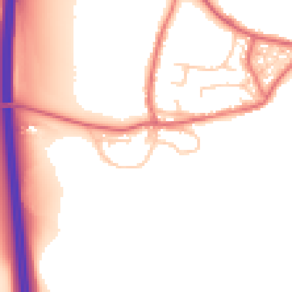 Daytime road noise heatmap for DL17 9AF