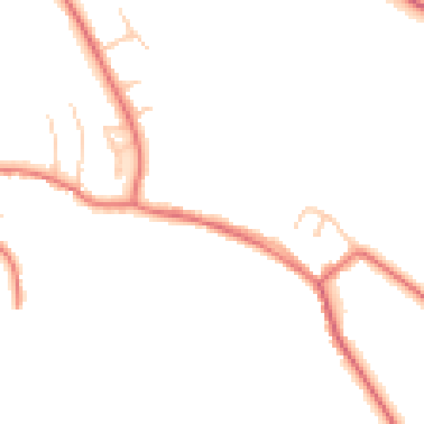 Daytime road noise heatmap for DL2 1AP