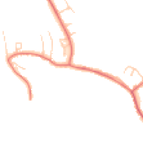 Daytime road noise heatmap for DL2 1AW