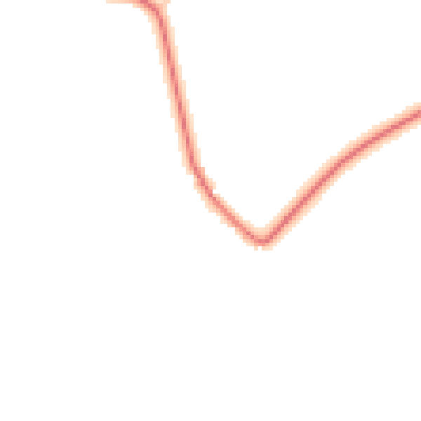 Daytime road noise heatmap for DL2 1AX