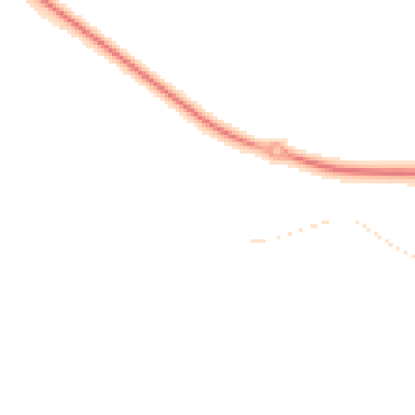 Night-time road noise heatmap for DL2 1DQ