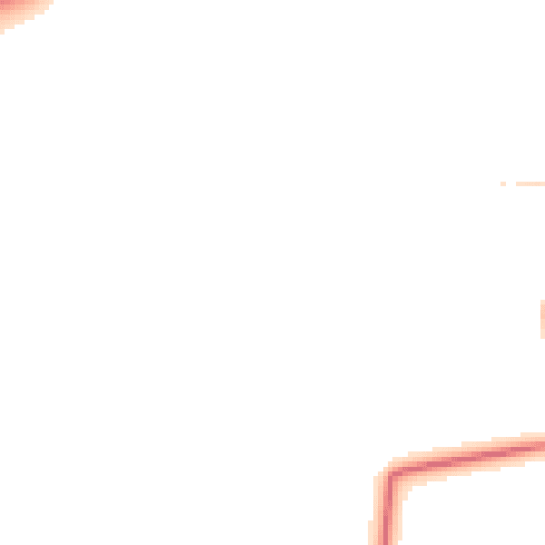 Daytime road noise heatmap for DL2 1DS