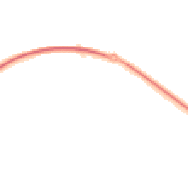 Night-time road noise heatmap for DL2 1JU