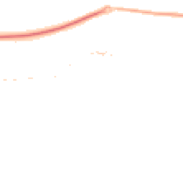 Night-time road noise heatmap for DL2 1UZ