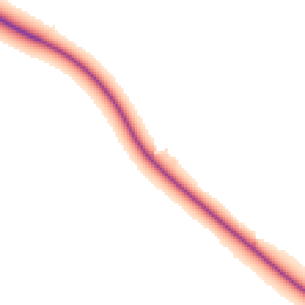 Daytime road noise heatmap for DL2 2PB