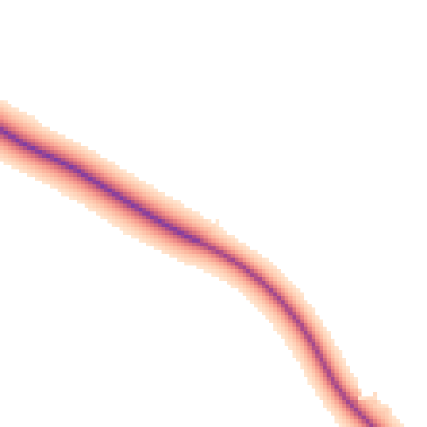 Daytime road noise heatmap for DL2 2PD