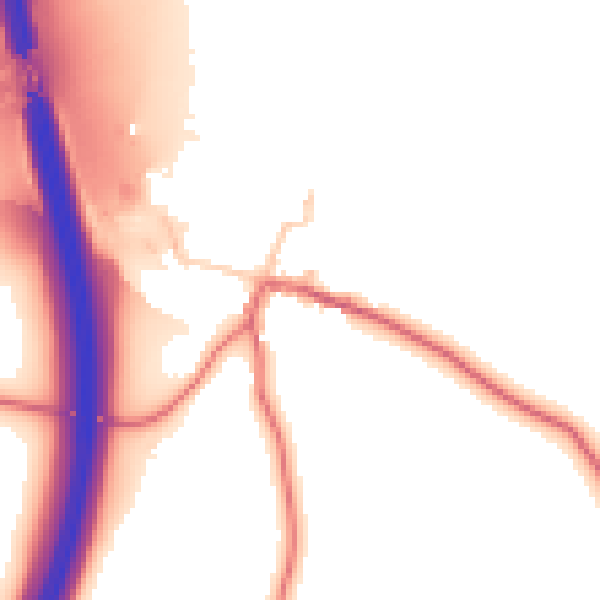 Daytime road noise heatmap for DL2 2QY