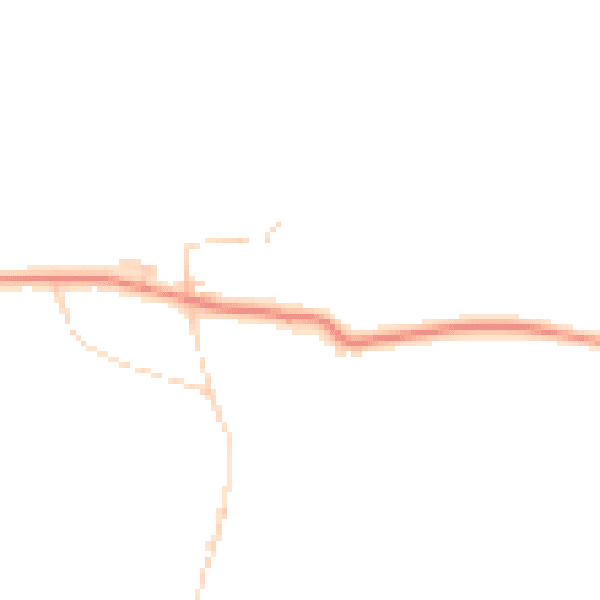 Daytime road noise heatmap for DL2 2RE