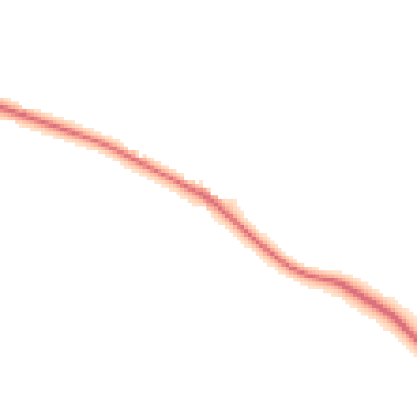 Night-time road noise heatmap for DL2 2UF