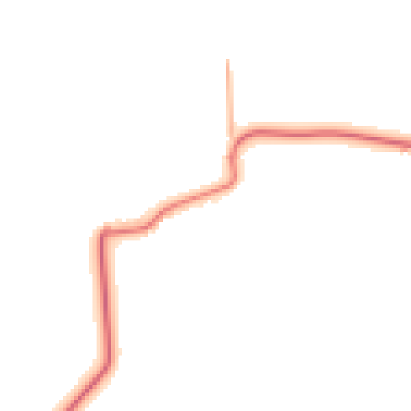 Daytime road noise heatmap for DL2 2UP