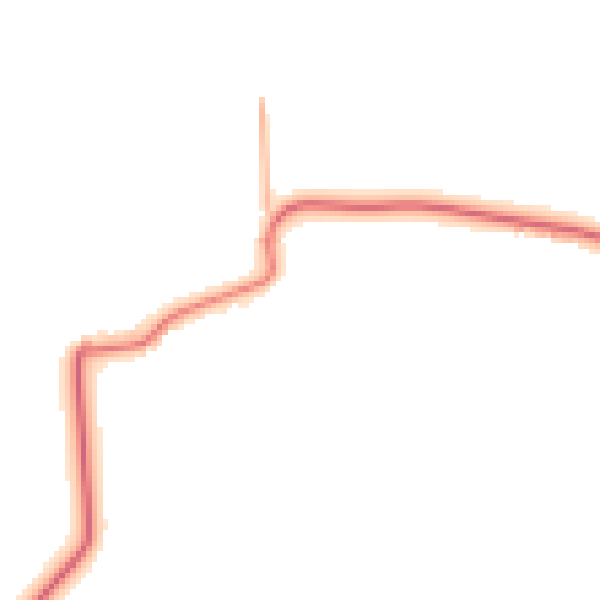 Daytime road noise heatmap for DL2 2UW