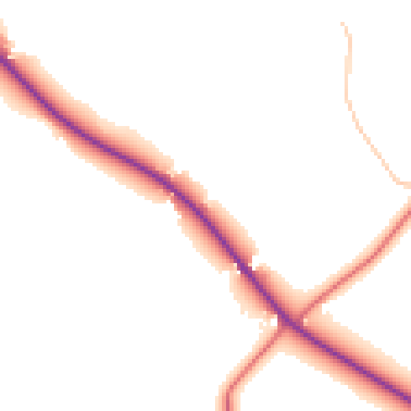 Daytime road noise heatmap for DL2 2XL