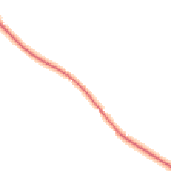 Night-time road noise heatmap for DL2 2XL