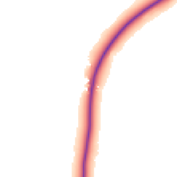 Daytime road noise heatmap for DL2 3AF
