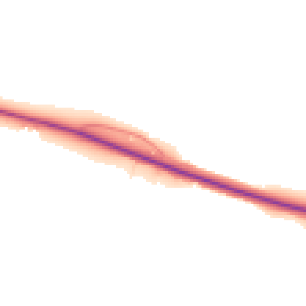 Daytime road noise heatmap for DL2 3BJ
