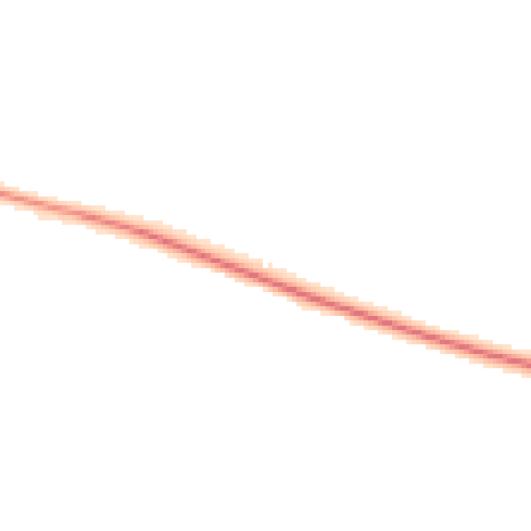 Night-time road noise heatmap for DL2 3BJ