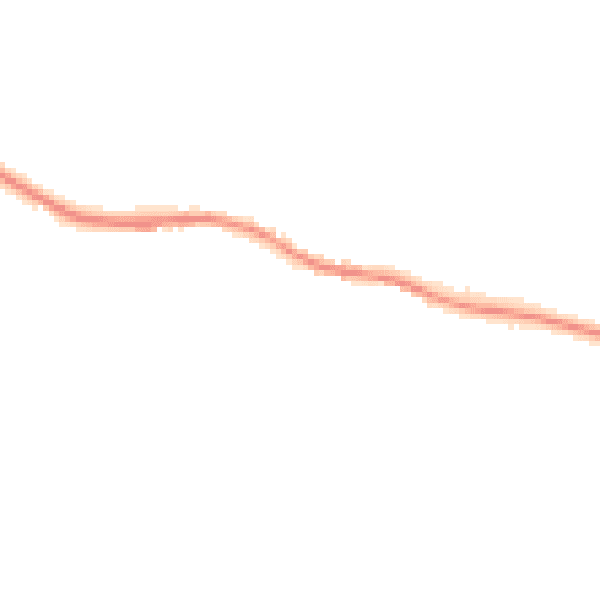 Night-time road noise heatmap for DL2 3DL