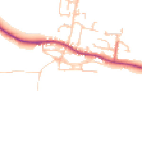 Daytime road noise heatmap for DL2 3DS
