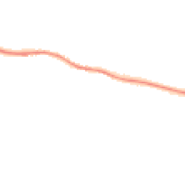 Night-time road noise heatmap for DL2 3DU