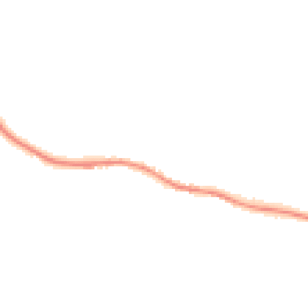 Night-time road noise heatmap for DL2 3EE