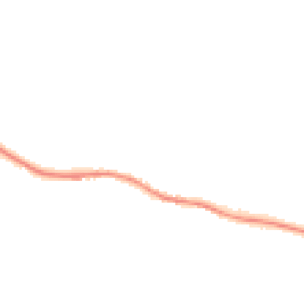 Night-time road noise heatmap for DL2 3EF
