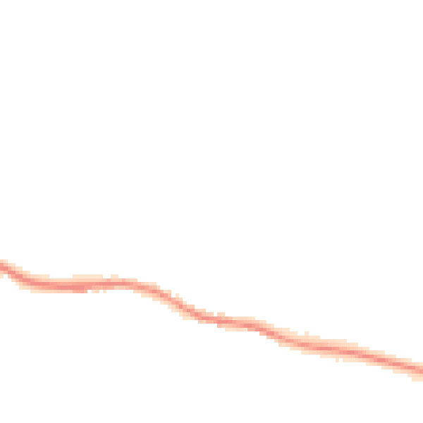 Night-time road noise heatmap for DL2 3EG