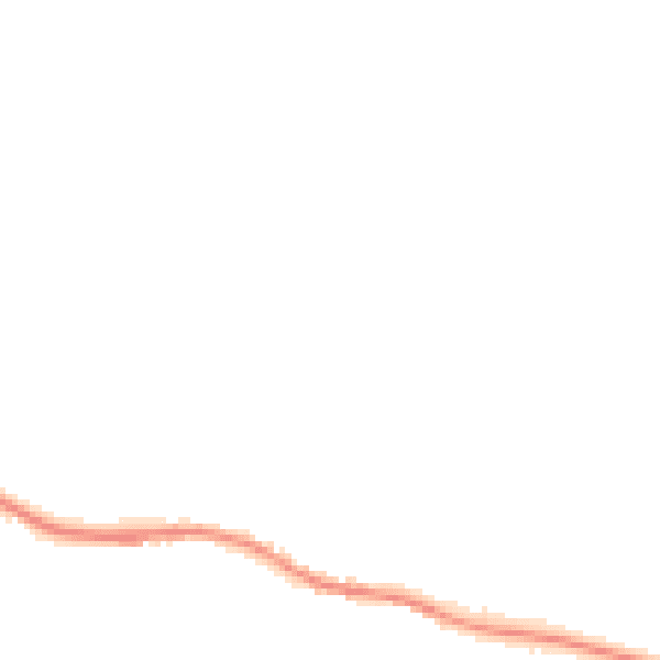 Night-time road noise heatmap for DL2 3EP