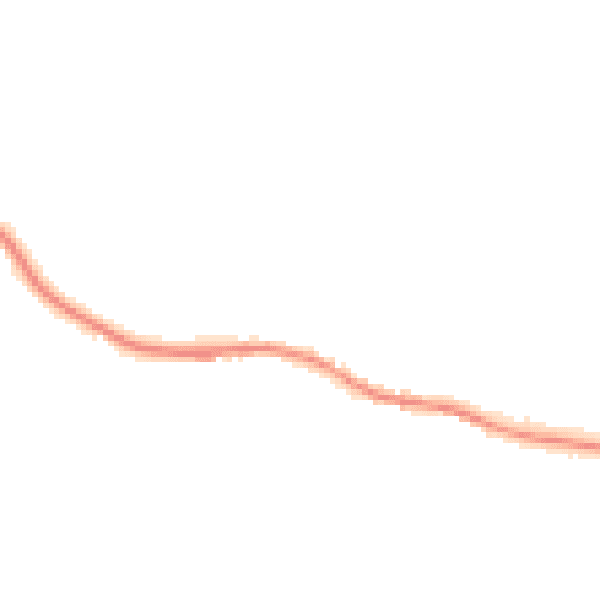 Night-time road noise heatmap for DL2 3ES