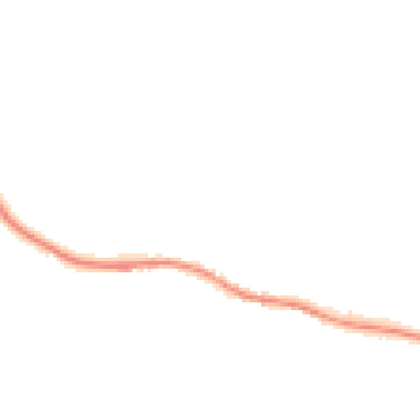 Night-time road noise heatmap for DL2 3EW