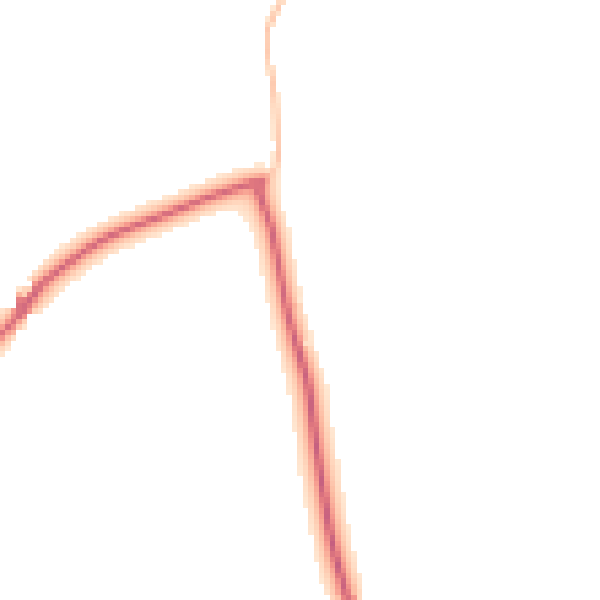 Daytime road noise heatmap for DL2 3QR
