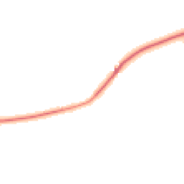 Daytime road noise heatmap for DL2 3QS