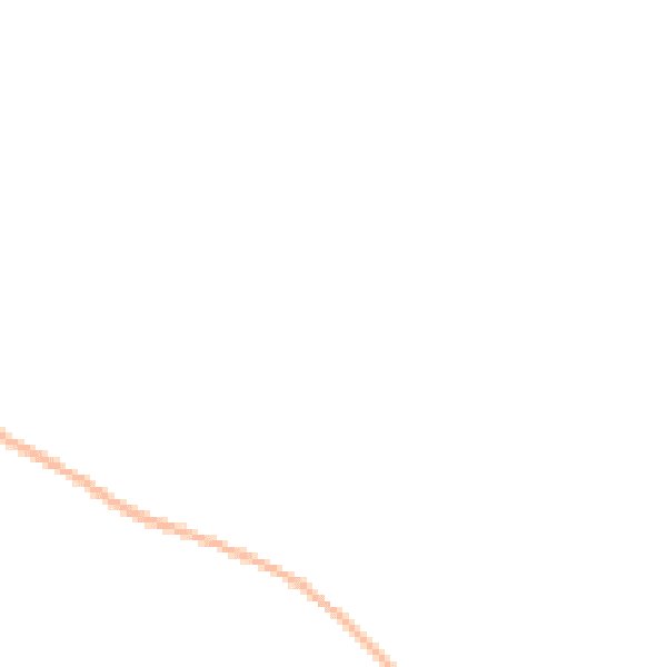 Night-time road noise heatmap for DL2 3TX