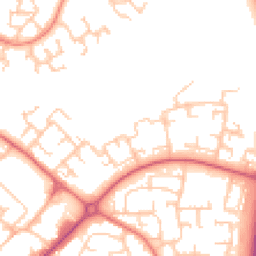 Daytime road noise heatmap for DL5 4AA