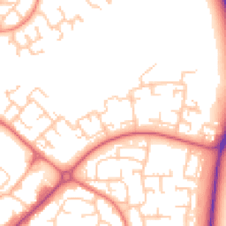 Daytime road noise heatmap for DL5 4AD