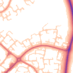 Daytime road noise heatmap for DL5 4AF