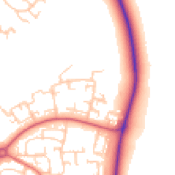 Daytime road noise heatmap for DL5 4AY