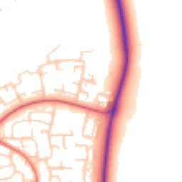 Daytime road noise heatmap for DL5 4BH