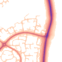 Daytime road noise heatmap for DL5 4BN