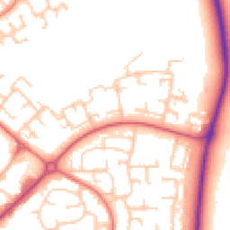 Daytime road noise heatmap for DL5 4BP