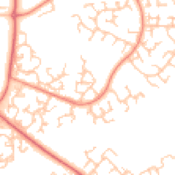 Daytime road noise heatmap for DL5 4DF