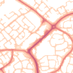 Daytime road noise heatmap for DL5 4DH