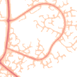 Daytime road noise heatmap for DL5 4DQ