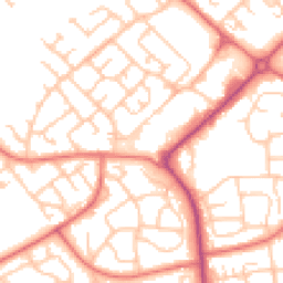 Daytime road noise heatmap for DL5 4EJ
