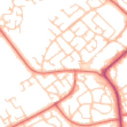 Daytime road noise heatmap for DL5 4EP