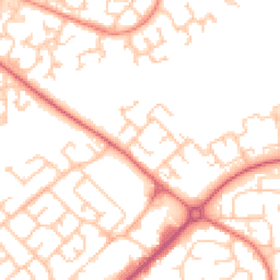 Daytime road noise heatmap for DL5 4HZ